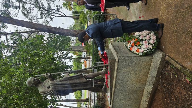 Floral Tribute to Mahatma Gandhi on his death anniversary - 30 January 2026.
